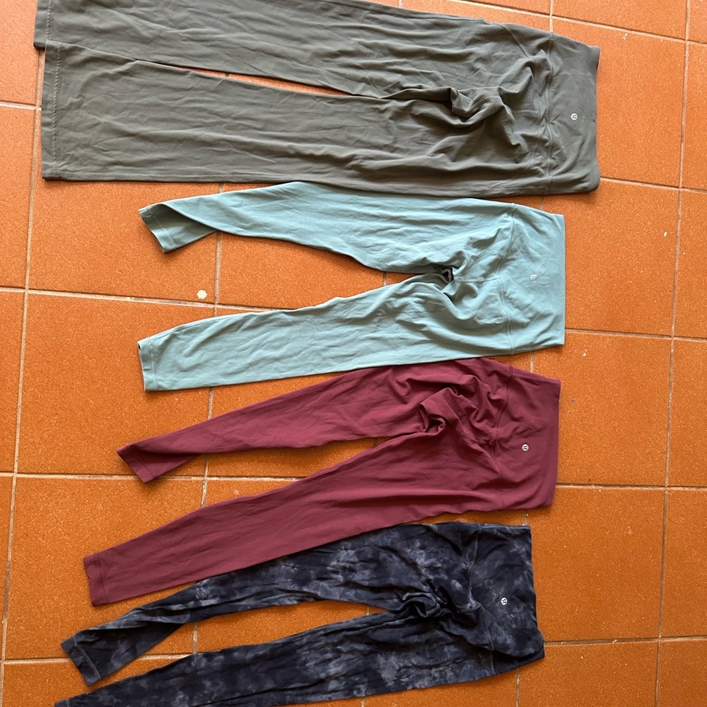 4 Lululemon Leggings, Align Pant and Flare, Size 6